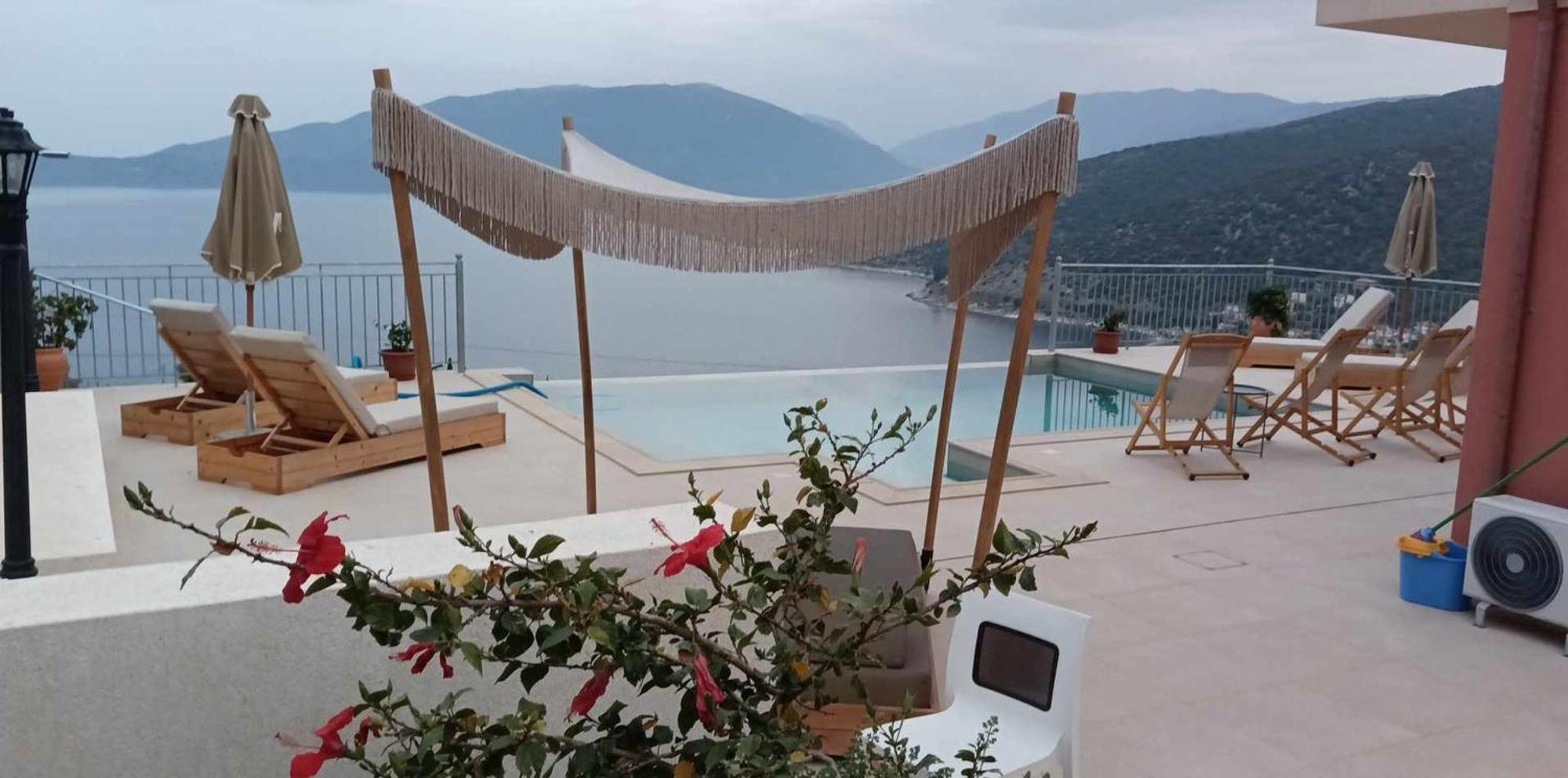Augustela Villa Seaview Vacation Villa Agia Efimia 外观 照片
